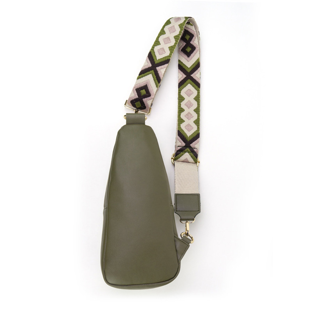 The Arden | Double Zipper Sling Bag with Guitar Strap