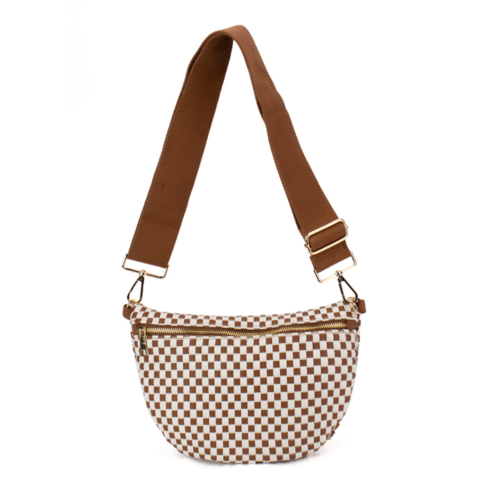 The Fiona | Checkered Woven Bum Bag (9 Colors) 