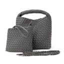 Gray The Chloe | Small Woven Crossbody Tote | 8 Colors