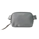 Gray Nylon Belt Bag | Sling Bag | Waist Bag