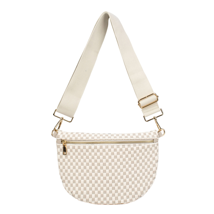 The Fiona | Checkered Woven Bum Bag (9 Colors) 