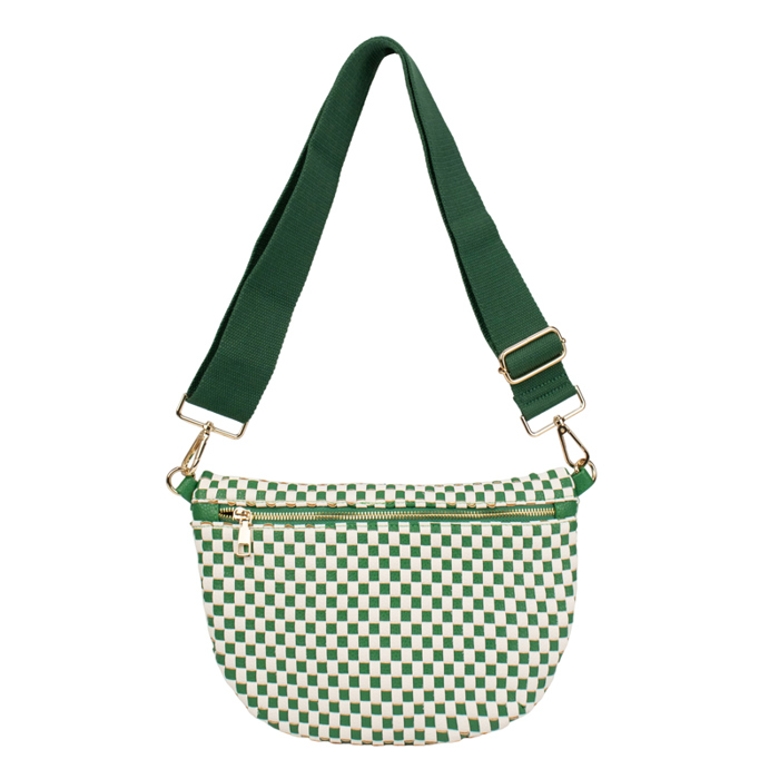 The Fiona | Checkered Woven Bum Bag (9 Colors) 