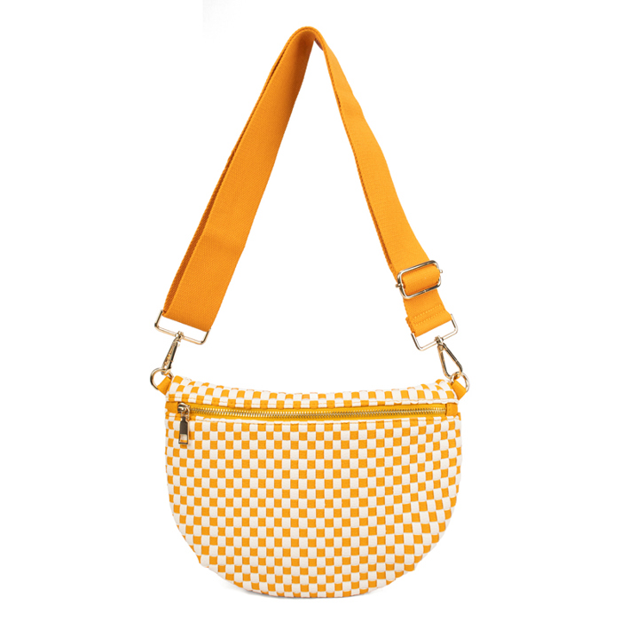 The Fiona | Checkered Woven Bum Bag (9 Colors) 