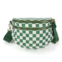 Green The Avril | Checkered Sling Crossbody Bag