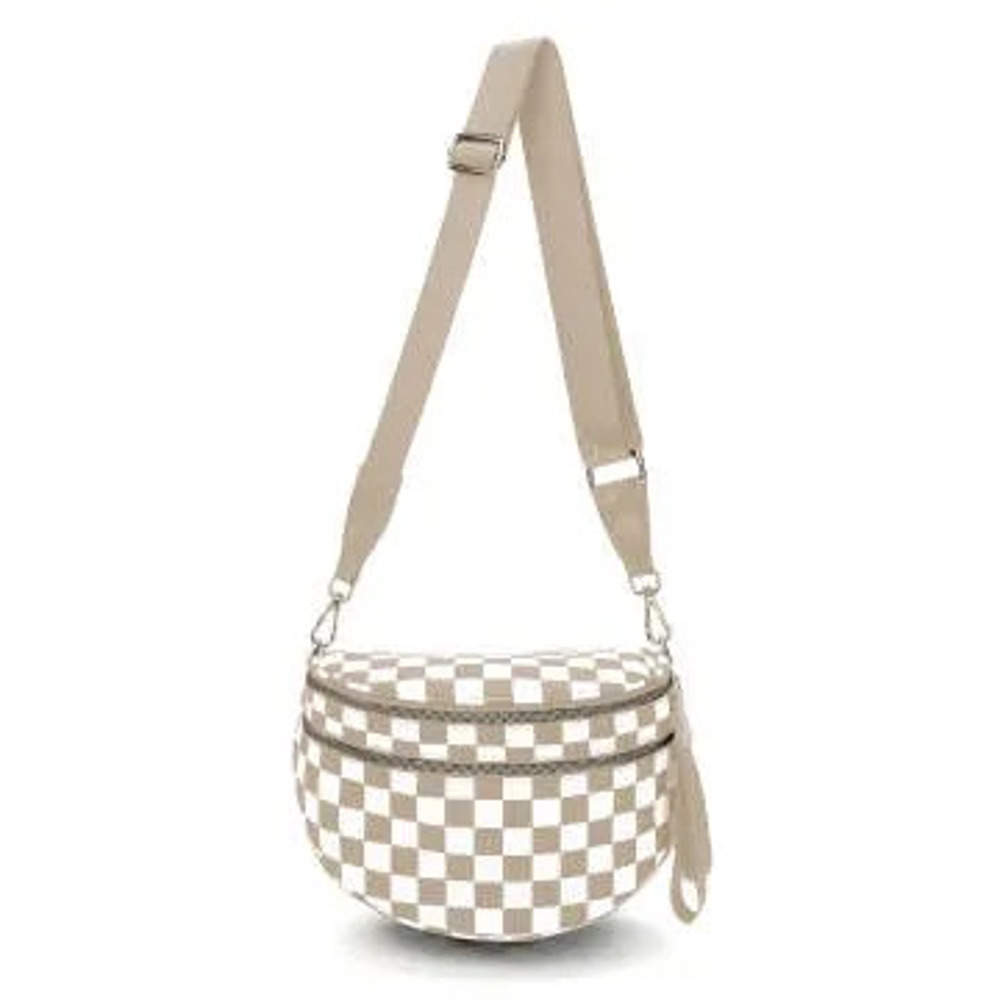 The Avril | Checkered Sling Crossbody Bag