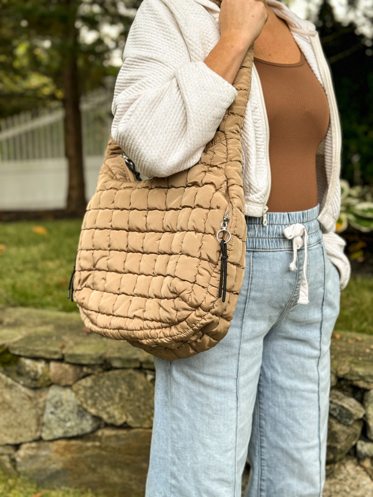 The Ashton | Puffer Hobo Tote | 11 Colors