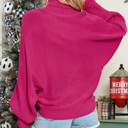  Merry Batwing Turtleneck Sweater Christmas