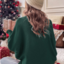  Merry Batwing Turtleneck Sweater Christmas
