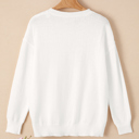  Merry & Bright Round Neck Casual Sweater