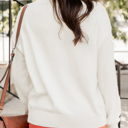  Thankful Ivory Embroidered Sweater