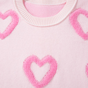  The Jesse | Heart Shape Bubble Sleeve Baggy Sweater