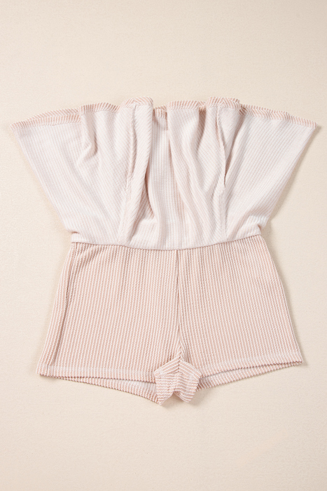 The Aurora | Corded Top and High Waist Ruffled Skort Set