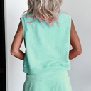  Ivy | Cotton Tank Top Lined Split Skort Set - 2 Pieces