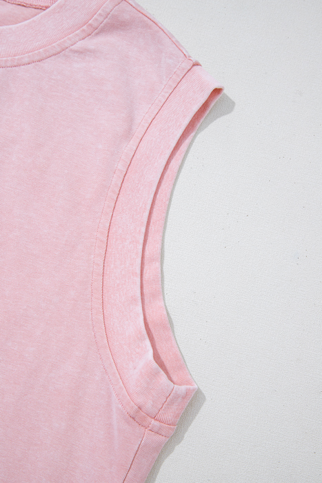 Ivy | Cotton Tank Top Lined Split Skort Set - 2 Pieces