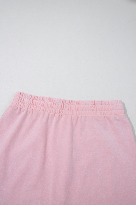 Ivy | Cotton Tank Top Lined Split Skort Set - 2 Pieces