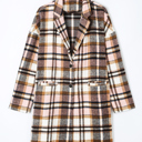  The Maggie | Pink Plaid Button Up Lapel Jacket