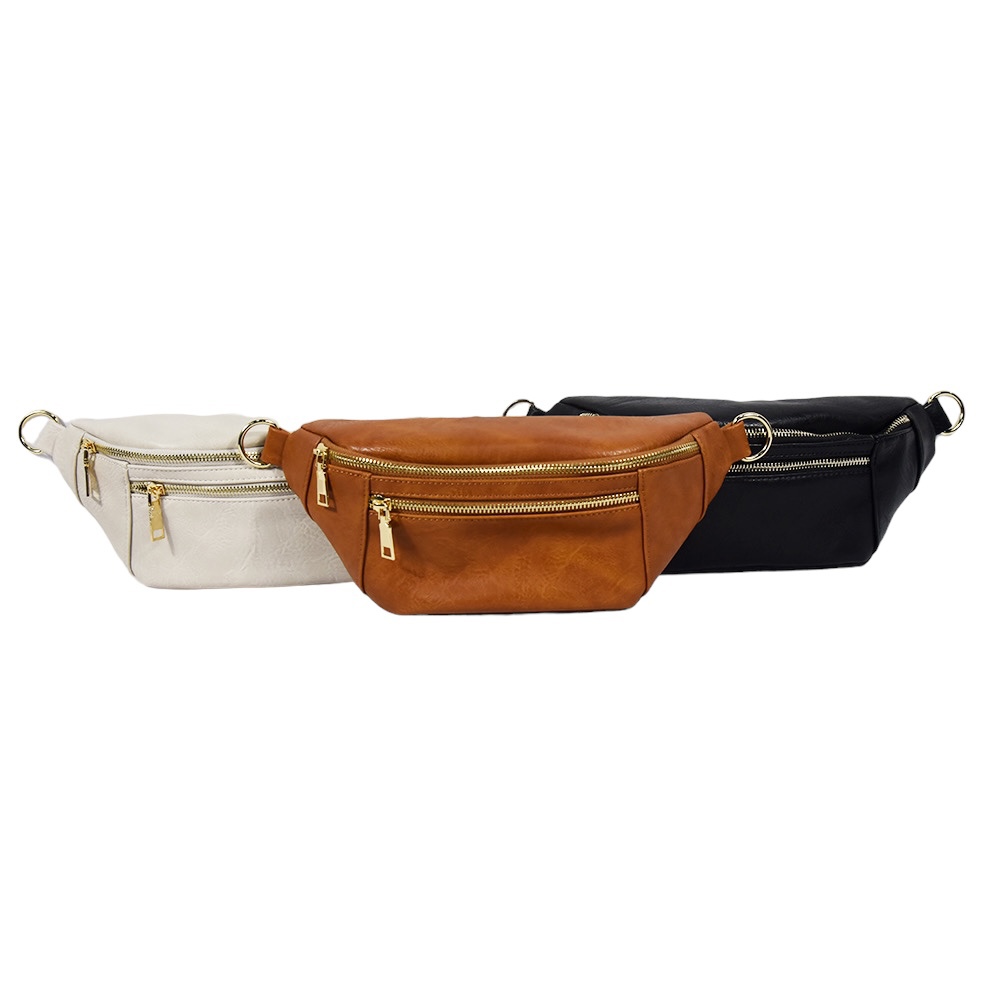 The Soho | Dual Zipper Sling Bag