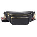 Black The Soho | Dual Zipper Sling Bag