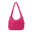 Bright Pink The Ashton | Puffer Hobo Tote | 13 Colors