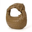 Brown The Charlize | Knotted Woven Handbag