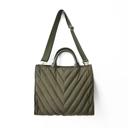  The Carmen | Chevron Stripe Large Puffer Tote