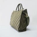  The Carmen | Chevron Stripe Large Puffer Tote