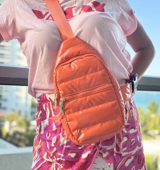 The Perry | Puffer Sling Bag | 8 Colors