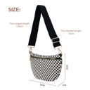  The Fiona | Checkered Woven Bum Bag (9 Colors) 