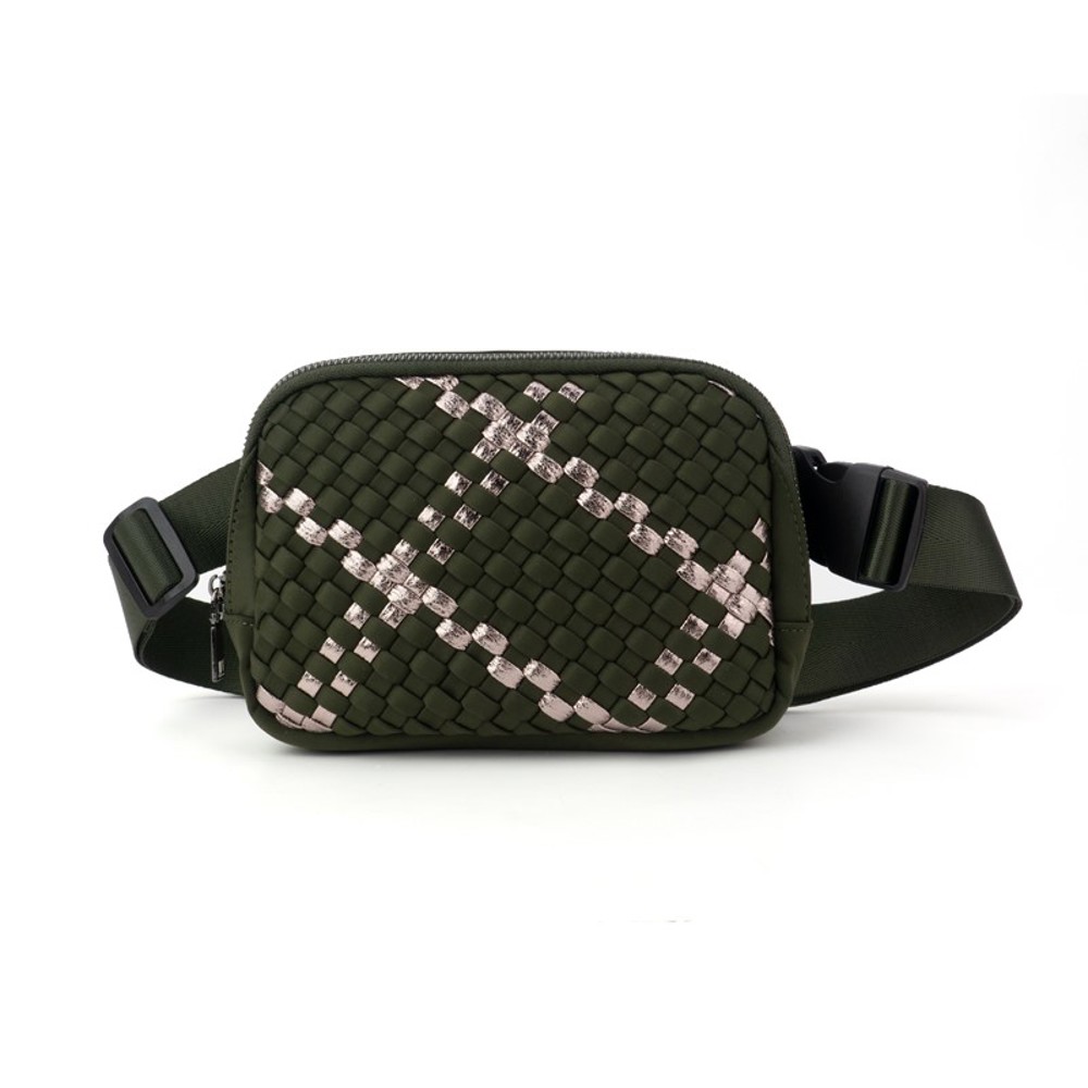 The Ella | Woven Neoprene Belt Bag