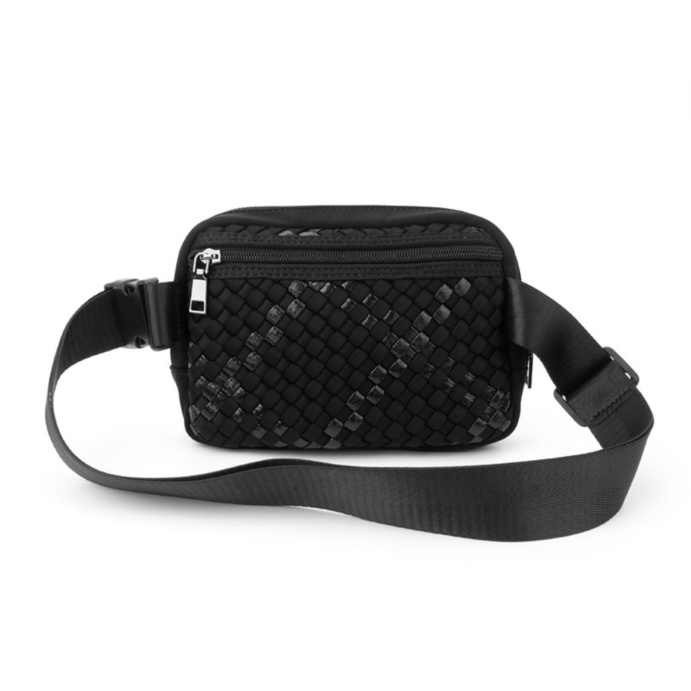 The Ella | Woven Neoprene Belt Bag