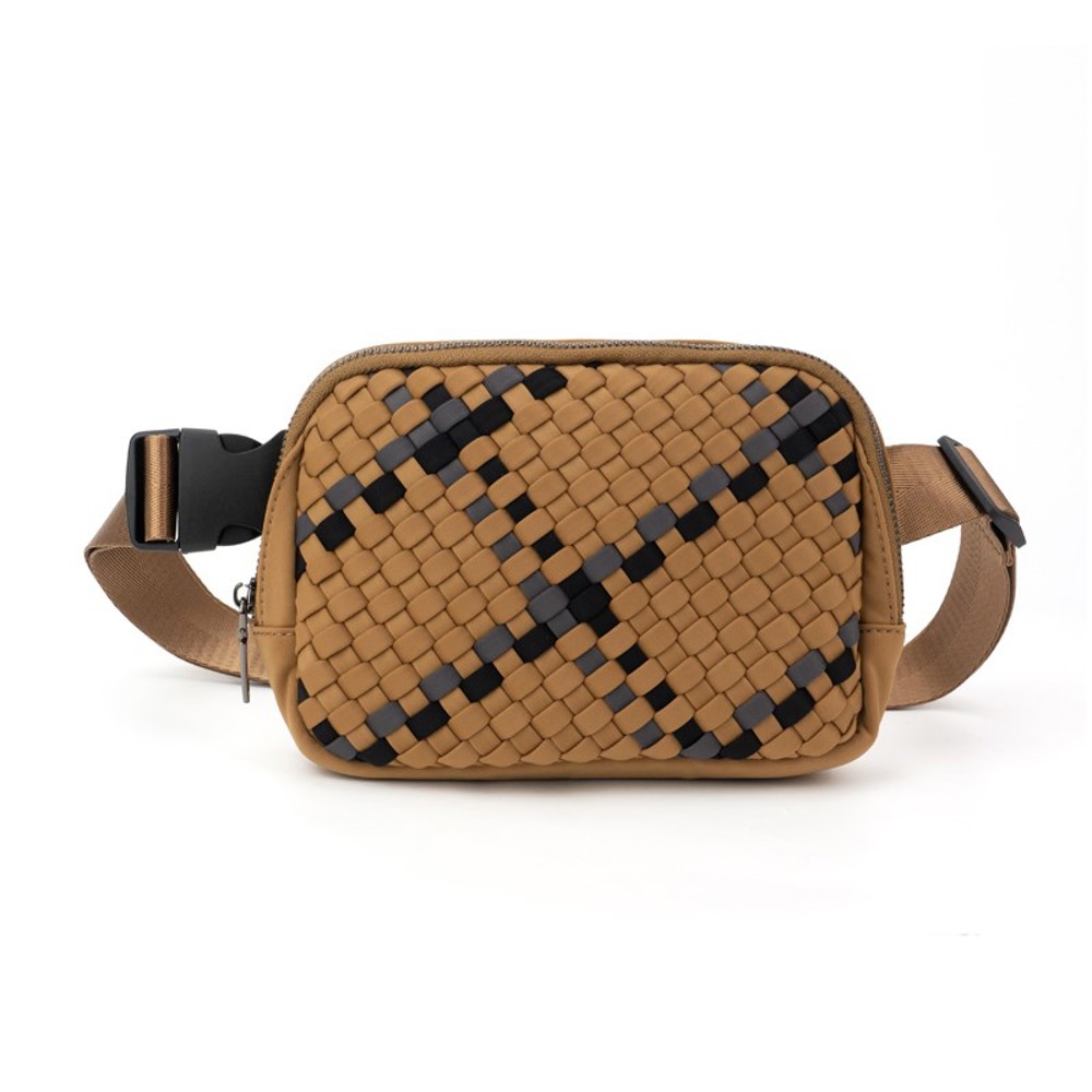 The Ella | Woven Neoprene Belt Bag