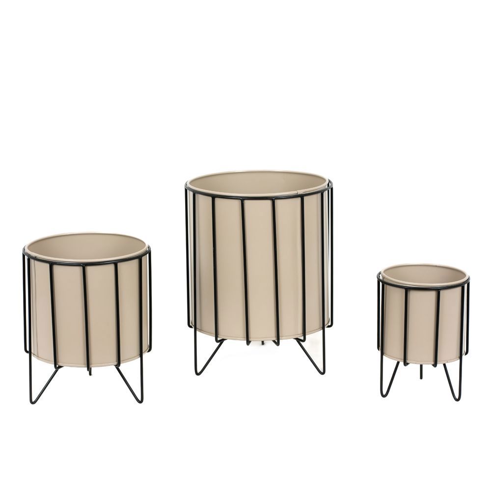 Iron Flower Pot Set with Stands