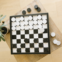 Black & White Wood Game Sets