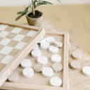 Natural & White Wood Game Sets