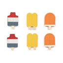 Popsicles Letterboard Shape Sets