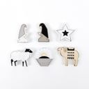 Nativity Letterboard Shape Sets