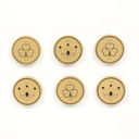 Gold Coins Letterboard Shape Sets