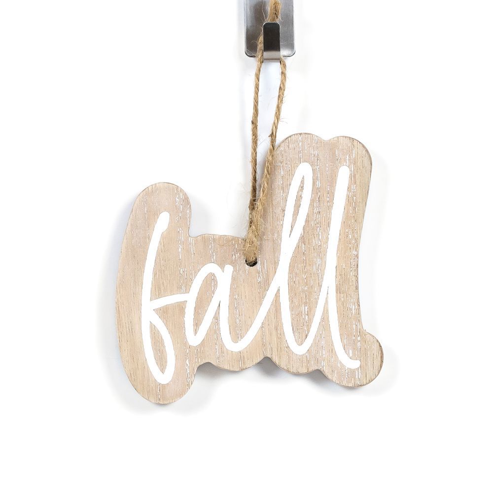 Natural Wood Fall Ornaments