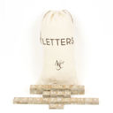 Natural Letter - Set of 70 Wood Letter Tile Sets