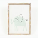 Reversible Elephant Nursery Decor