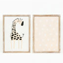 Reversible Giraffe Nursery Decor