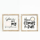 Reversible Sunshine/Sun Nursery Decor