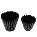 Curve Votives - Set of 2 Black Iron Collection