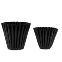 Curve Votives - Set of 2 Black Iron Collection