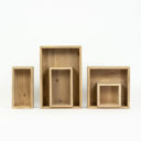 Wood Storage Organizer - Set of 5 Kitchen Organizers & Accessories