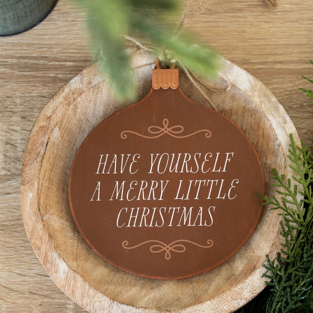 Christmas Wood Hanging Plaque