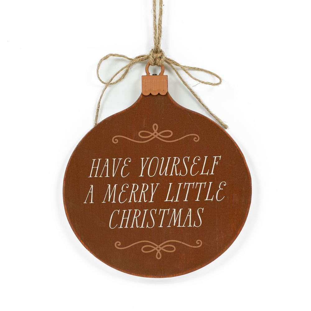 Christmas Wood Hanging Plaque