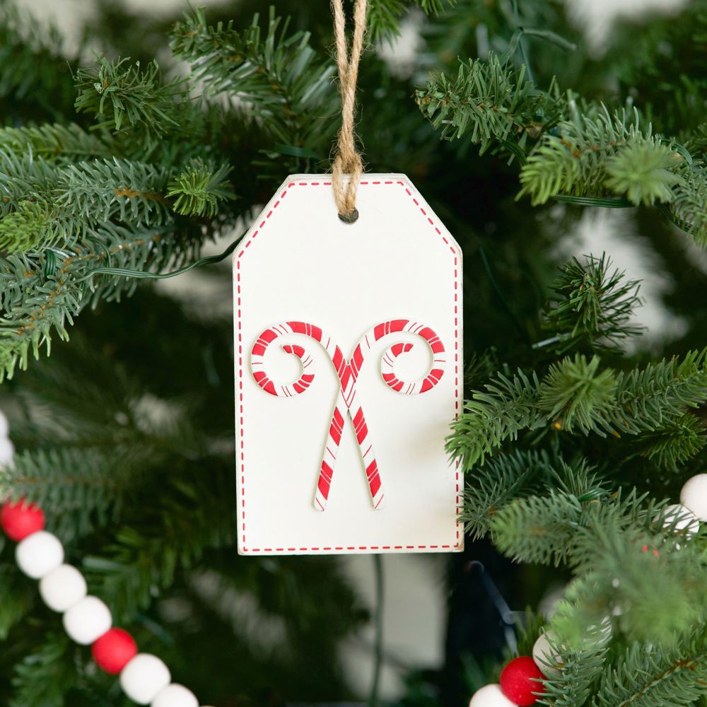 Reversible Christmas Wood Tag