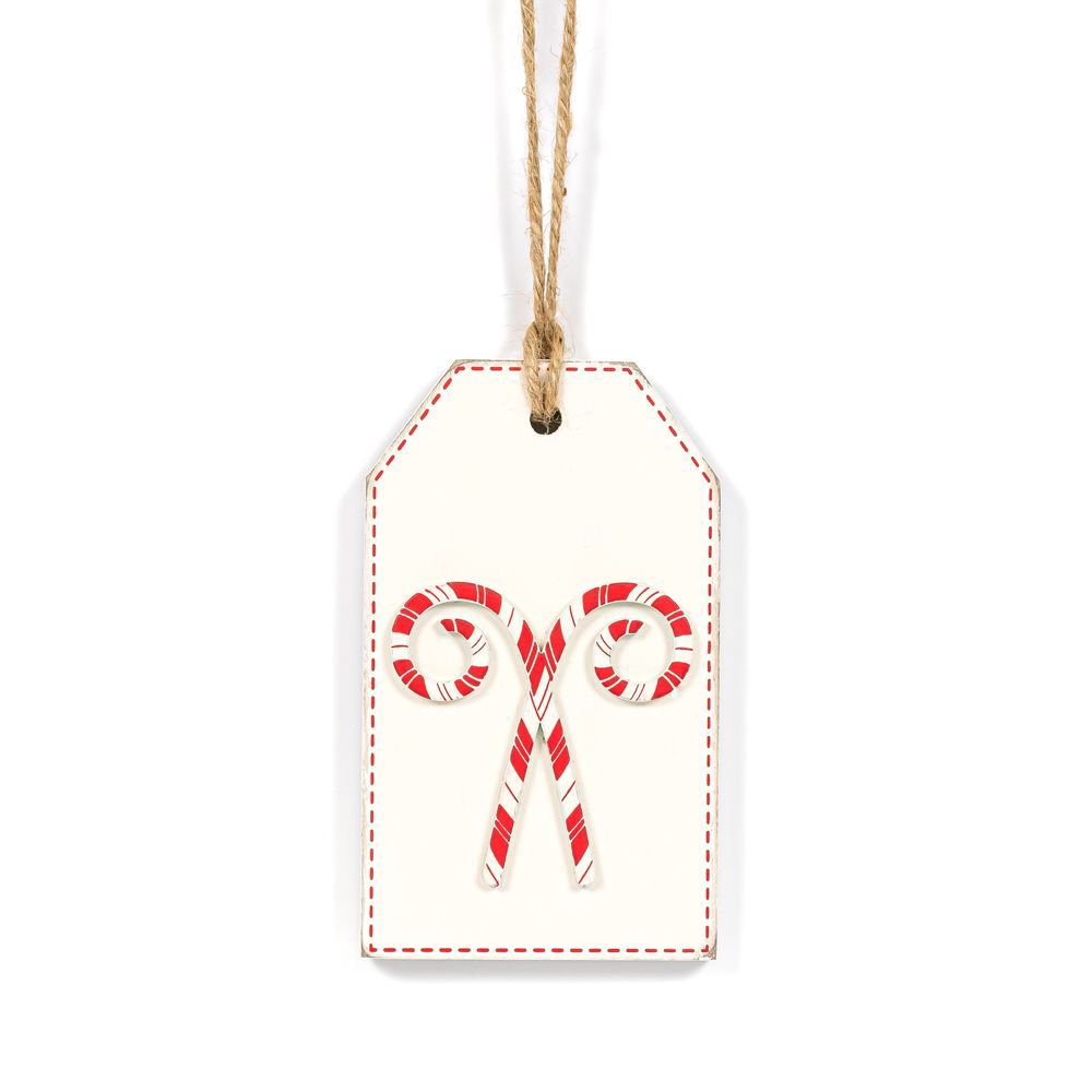 Reversible Christmas Wood Tag