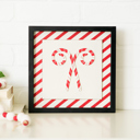 Candy Cane Stripe Signs Christmas Decor Bundles